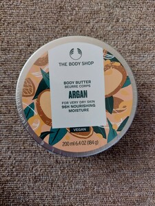 未使用　THE BODY SHOP　ボディバター　アルガン　200ml　ボディクリーム ボディショップ　ザボディショップ　保湿　新品