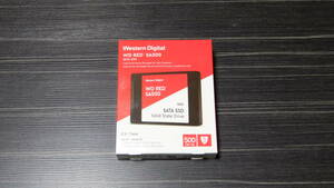 新古　WD RED SSD　SA500 2.5インチ 7mm SATA 500GB　箱有り開封済み　送料無料