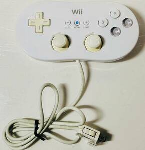 Nintendo Wii クラシックコントローラー シロ （ 任天堂 ゲーム ）