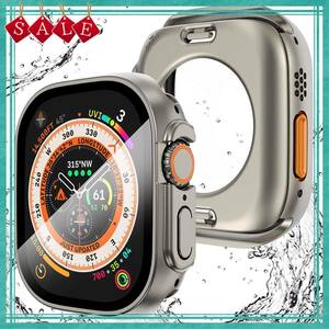 【新着商品】Watch Ultra Ultra 49mm 用 Watch ケース 360度全面防水 バンド ケース 水泳・スポーツ