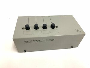 LUXMAN ラックスマン AS-4Ⅲ ラインセレクター LINE SELECTOR オーディオ機器 現状品