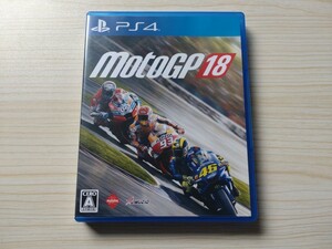 プレイステーション 4 PS4 Moto GP 18 ゲーム ソフト　バイク レーシング ドライビング 起動確認済み シュミレーション 中古美品