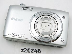 【z20246】Nikon ニコン COOLPIX S3400 クールピクス コンパクトデジタルカメラ 動作確認済み