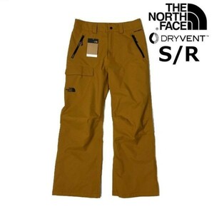 1円～!売切!【正規新品】THE NORTH FACE SEYMORE PANTS スノーパンツ セイモア US限定 防寒 撥水 ロゴ刺繍 スノボ スキー(S/R)茶 190110-50