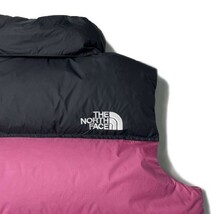 1円～!売切!【正規新品】THE NORTH FACE 1996 RETRO NUPTSE VEST ダウンベスト ヌプシ US限定 RDS認証 700フィル(XXL)ピンク 黒 190122-110_画像9