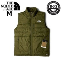 1円～!売切!【正規新品】THE NORTH FACE ACONCAGUA 2 VEST ダウンベスト アコンカグア US限定 RDS 軽量 撥水(M)緑 カーキ 190122-70_画像2