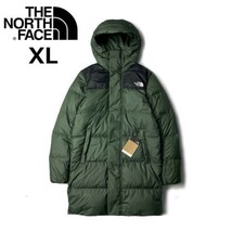 残① 1円～!売切!【正規新品】THE NORTH FACE◆HYDRENALITE DOWN MID ダウンジャケット パーカー US限定 ミドル丈(XL)緑 カーキ 190122-150_画像2