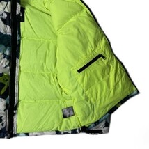 1円～!売切!【正規新品】THE NORTH FACE W 1996 RETRO NUPTSE PRIDE JACKET ダウンジャケット ヌプシ US限定 ロゴ刺繍(L)紺 総柄190122-160_画像7