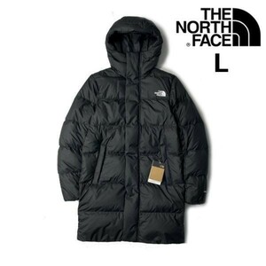 1円～!売切!【正規新品】THE NORTH FACE◆HYDRENALITE DOWN MID◆ダウンジャケット パーカー US限定 軽量 防寒 ミドル丈(L)黒 190122-150