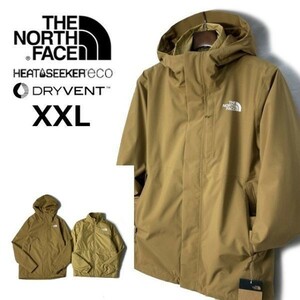 1円～!売切!【正規新品】THE NORTH FACE CARTO TRICLIMATE JACKET マウンテンパーカー×中綿ジャケット US限定 3way 防寒(XXL)茶190122-125