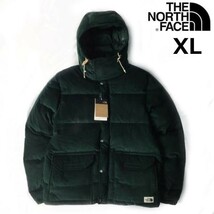 1円～!売切!【正規新品】THE NORTH FACE SIERRA DOWN CORDUROY PARKA コーデュロイ ダウンジャケット US限定 アウトドア(XL)緑 190122-140_画像2