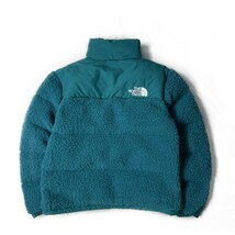 1円～!売切!【正規新品】THE NORTH FACE◆SHERPA NUPTSE JACKET ダウンジャケット ヌプシ モコモコ ロゴ刺繍 アウトドア(M)青 190122-175_画像8