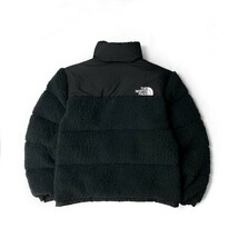 1円～!売切!【正規新品】THE NORTH FACE◆SHERPA NUPTSE JACKET ダウンジャケット ヌプシ モコモコ ロゴ刺繍 アウトドア(M)黒 190122-175_画像8