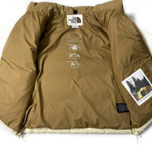 1円～!売切!【正規新品】THE NORTH FACE◆W 1992 LOW-FI HI-TEK NUPTSE JACKET ダウン ヌプシ US 限定品 撥水(L)ベージュ 茶 190122-180_画像8