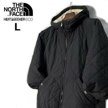 1円～!売切!【正規新品】THE NORTH FACE CUCHILLO FZ HOODIE キルティングジャケット シェルパフリース US限定 裏ボア 登山(L)黒 181024-90_画像3