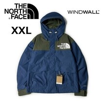 1円～!売切!【正規新品】THE NORTH FACE◆86 Low-Fi Hi-Tek Mountain Jacket マウンテンジャケット US限定 撥水 刺繍(XXL)青 180915-130_画像3