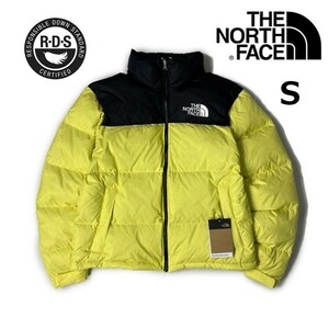 1円～!売切!【正規新品】THE NORTH FACE◆1996 RETRO NUPTSE JACKET ダウンジャケット ヌプシ US限定 RDS認証 パッカブル(S)黄 190122-160