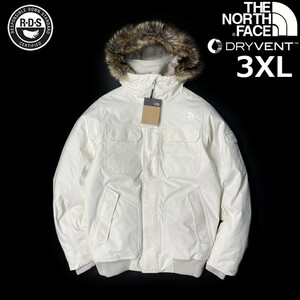 1円～!売切!【正規新品】THE NORTH FACE GOTHAM JACKET III ゴッサムジャケット グースダウン US限定 高品質 550 撥水(3XL)白 190122-150