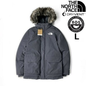 1円～!売切!【正規新品】THE NORTH FACE TOWER PEAK PARKA ダウンジャケット パーカー US限定 RDS認証 550 撥水(L)グレー 190122-150