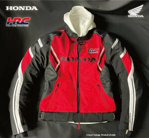 【未使用/コラボ】HRC×HONDAホンダ 防寒防風PREST RIDERSジャケット マットレッド[L] ダイネーゼ CBR RRR RSタイチ クシタニ