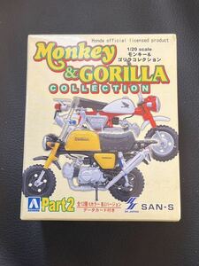 新品未開封品 1/20スケール モンキー&ゴリラコレクション HONDAホンダmonkeyミニカーオートバイ 原付き スクーター 原チャリ 武川TAKEGAWA