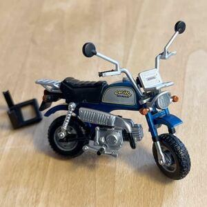 1/24スケールホンダ　ゴリラ　ブルー HONDA MONKEY GORILLA ミニカーオートバイ　原付き モンキー