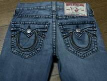 ※TRUE RELIGION トゥルーレリジョン RAINBOW RICKY ブラックレインボー デニムパンツ インディゴ 米国製 29 　 BJBC.AA_画像3