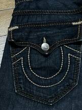 ※TRUE RELIGION トゥルーレリジョン STRAIGHT RICKY GIANT BIGT デニムパンツ 濃いめインディゴ 米国製 29 　　 BJBC.AA_画像5