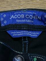 ※JACOB COHEN ヤコブコーエン J622 Special Edition SHADE OF BLUE ストレッチ デニムパンツ 濃紺ブラック イタリア製 28 BJBC.AA_画像8