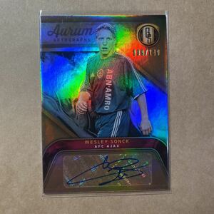 2019-20 Panini Gold Standard AUTO Wesley Sonck /149 ソンク ベルギー代表 直筆サイン