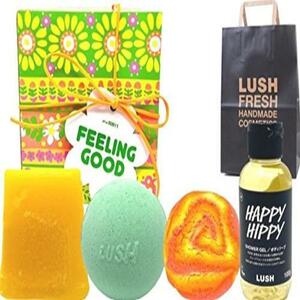 ◆送料無料 ラッシュ LUSH ギフトセット フィーリング グッド Feeling Good シャワージェル バスボム 石けん ソープ コスメ 化粧品