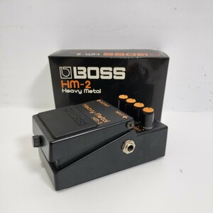 BOSS HM−2・エレキギター・楽器・ロックミュージック・ジャンク品・通電性能未確認・中古品・Heavy Metal・