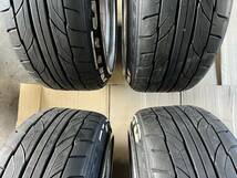 ワーク　シーカーGX 18インチ 4本セット 9.5j +35 PCD114.3/5h バリ山　ニットーnt555g 215/40r18 WORK 深リム　スタンス_画像8