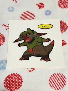 ポケモン デコキャラシール オノンド