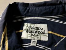 Vivienne Westwood MAN●オーブ刺繍ロンドンストライプ シャツ●ヴィヴィアンウエストウッド_画像5