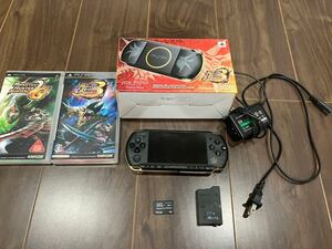 『送料無料』PSP3000 モンスターハンター特別仕様　動作確認済み