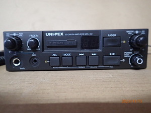 UNI-PEX SD CAR PA AMUPLIFIER SDカーアンプ　車載アンプ　NDS-402　DC12V ４０Ｗ　中古　