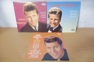 I2-305＜LP＞ジョニー・バーネット JOHNNY BURNETTE US盤 3枚セット