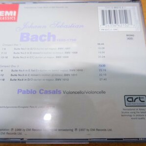 き7-073＜CD/2枚組＞「J. S. Bach:The 6 Cello Suites」パブロ・カザルスの画像2