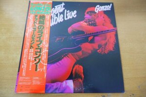 L2-193＜帯付2枚組LP/プロモ/美品＞テッド・ニュージェント / 絶叫のライブ・ゴンゾー