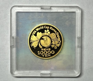 ☆☆ 2002年 FIFAワールドカップ 記念貨幣 １万円プルーフ金貨 ☆☆