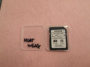 ♪♪　トヨタナビ　ＮＳＺＴ－Ｗ６２Ｇ用 　２０１２年　冬版　中古SDカード　♪♪♪