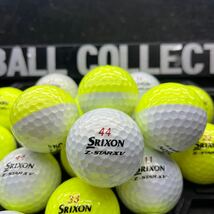 No.741【ロストボール・ スリクソン SRIXON ・Z-STAR XV・DIVIDE・イエロー/ホワイト・Aランク・22球】_画像1