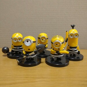 minions minion 囚人 フィギュア セット ミニオンズ ミニオン figure コレクション 置物 飾り ガチャ collection マスコット prisoner