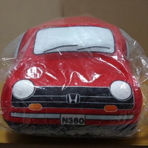 HONDA N360 非売品 cushion クッション マスコット ぬいぐるみ ホンダ グッズ コレクション ロゴ 車 ノベルティ 限定 collection mascot