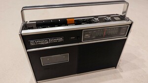 NATIONAL PANASONIC RQ-237 ラジカセ CASSETTE FM/AM ナショナル パナソニック 動作確認済（AM/FM良好 ラジカセ難あり）