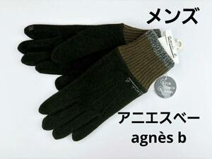 即決★アニエスベー agns b　スマホ対応メンズ手袋　№1123-3　新品