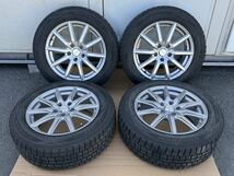 AQUA AR 17in ７J +３８H PCD114.3 DUNLOP WINTER MAXX 215/60R17 タイヤホイールセット ３０ヴェルファイア　３０アルファード_画像5