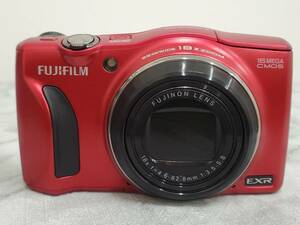 998■FUJIFILM　フジフィルム　FinePix　F820EXR　デジカメ　カメラ　本体のみ　レッド　赤