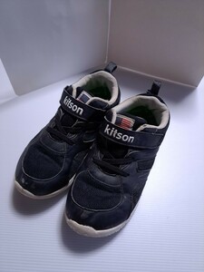 キッズ 　子ども　kitson 22cm 運動靴　シューズ　マジック　スニーカー　 即決 送料無料　女の子　洗いかえ　遊び靴　ら